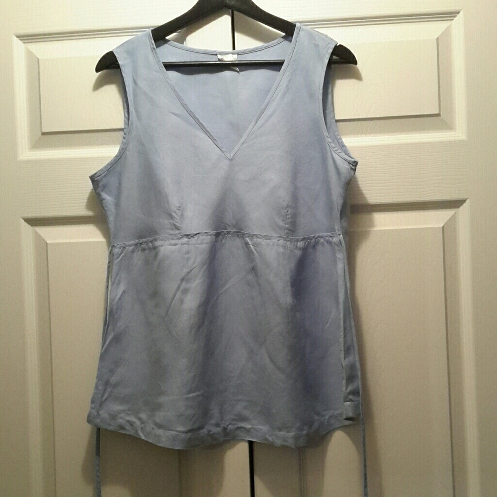 Motherhood Maternity Sleeveless Top (Lt. Blue)K-22